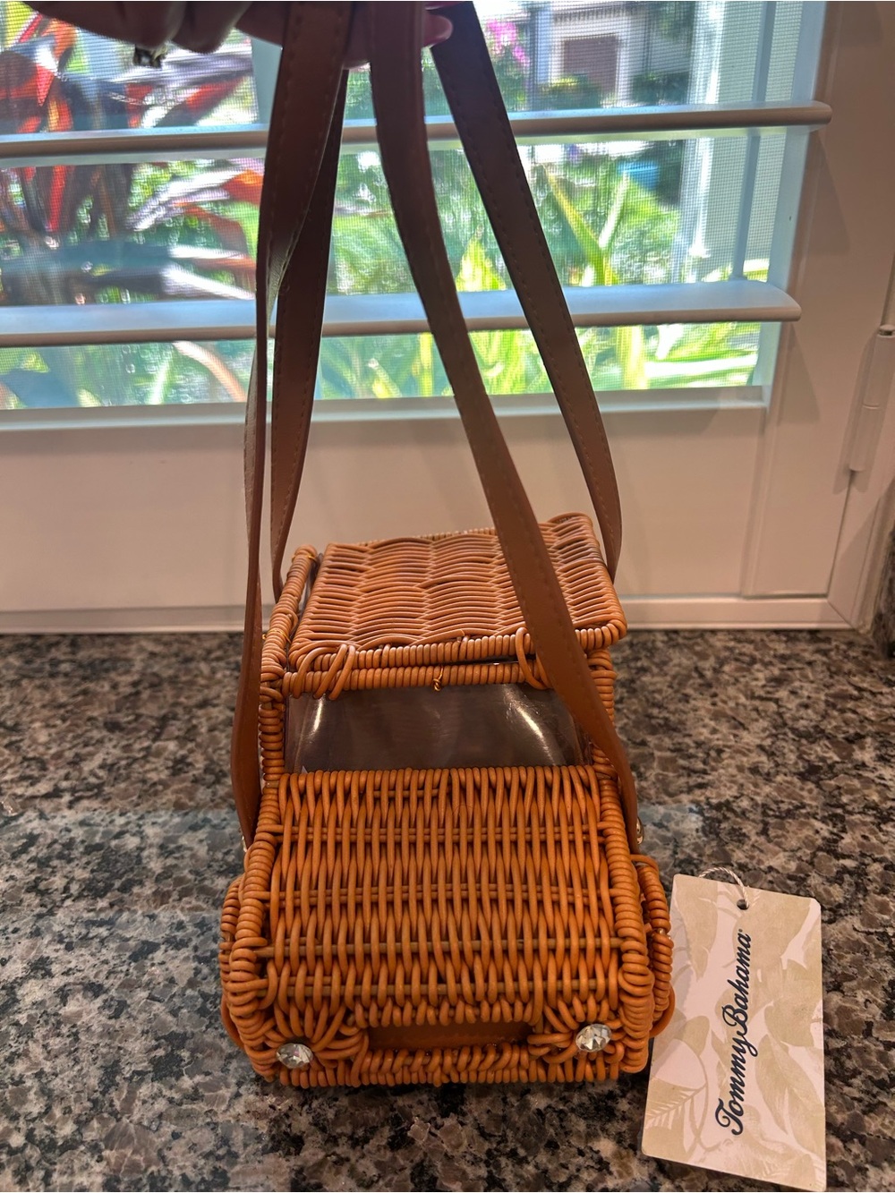 Tommy Bahama Wicker Jeep Car-Shaped Shoulder Handbag - Picture 2 of 8